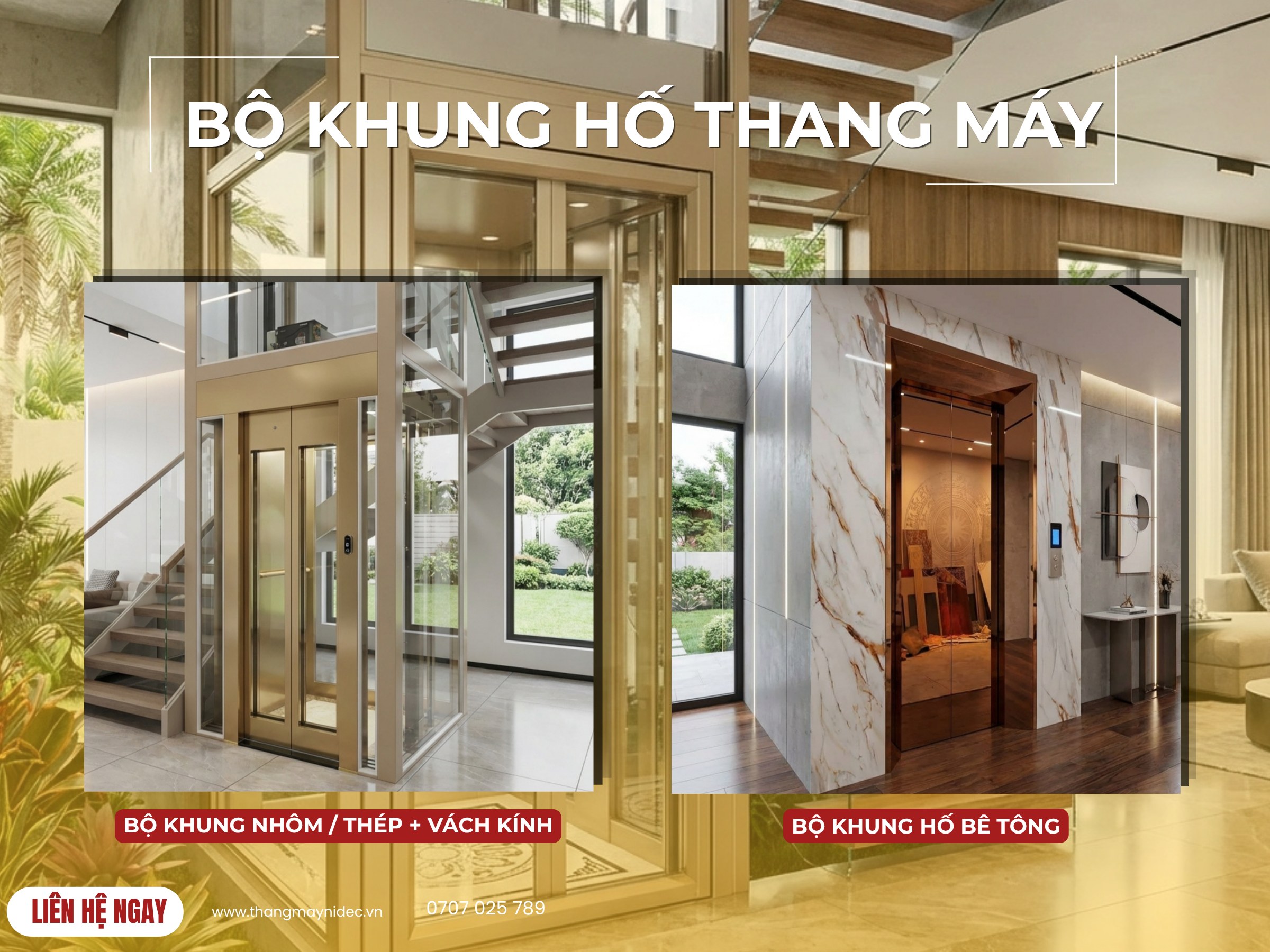 Các Loại Khung Hố Thang Máy 350kg