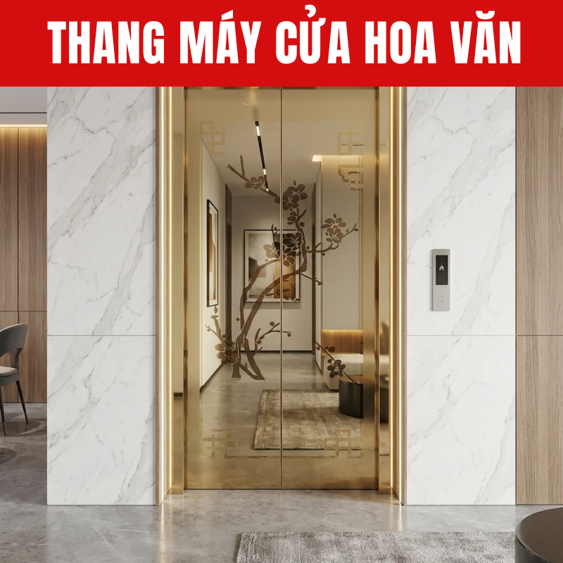 Thang Máy Cửa Hoa Văn