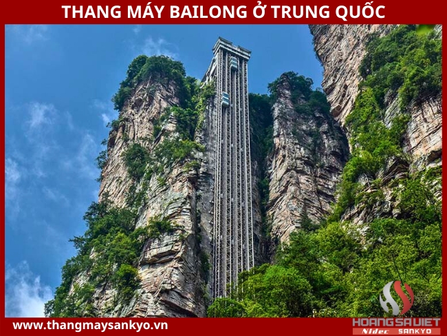 Thang máy Bailong ở Trung Quốc: 20 triệu USD Thang máy Bailong ở Trung Quốc: 20 triệu USD