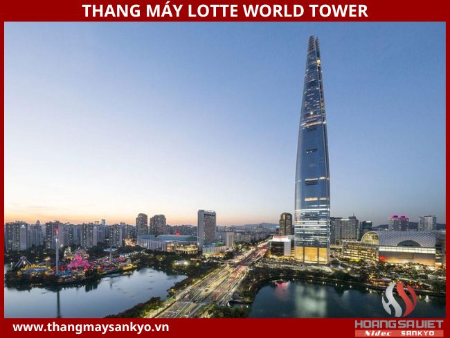 Thang máy Lotte World Tower, Seoul, Hàn Quốc Thang máy Lotte World Tower, Seoul, Hàn Quốc
