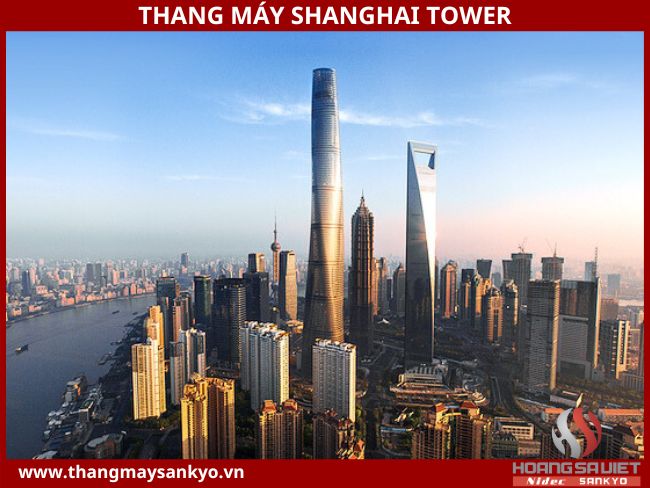 Thang máy Shanghai Tower, Thượng Hải, Trung Quốc Thang máy Shanghai Tower, Thượng Hải, Trung Quốc