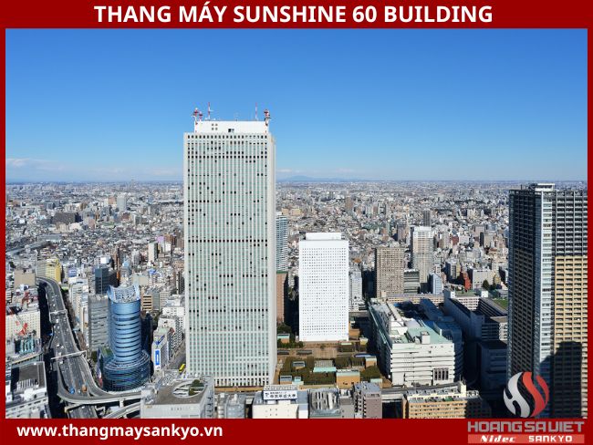 Thang máy Sunshine 60 Building - Tokyo, Nhật Bản Thang máy Sunshine 60 Building - Tokyo, Nhật Bản