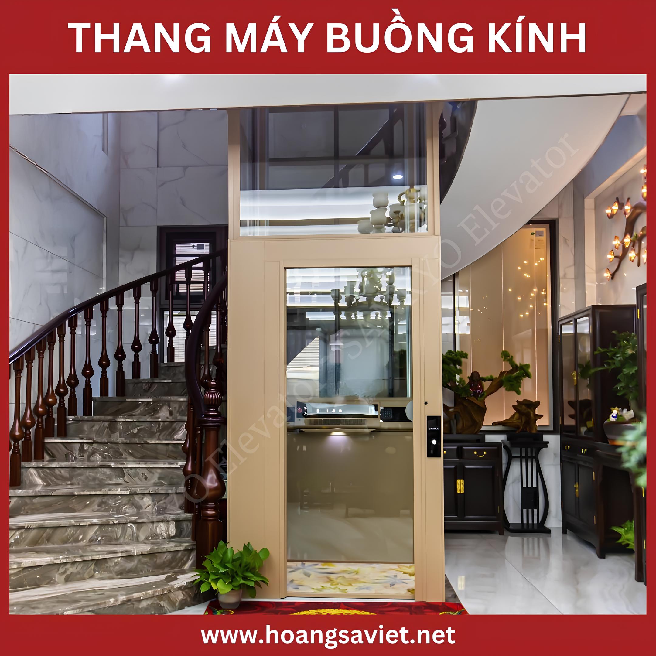 Mẫu thang máy buồng kính mở cửa bằng tay Mẫu thang máy buồng kính mở cửa bằng tay