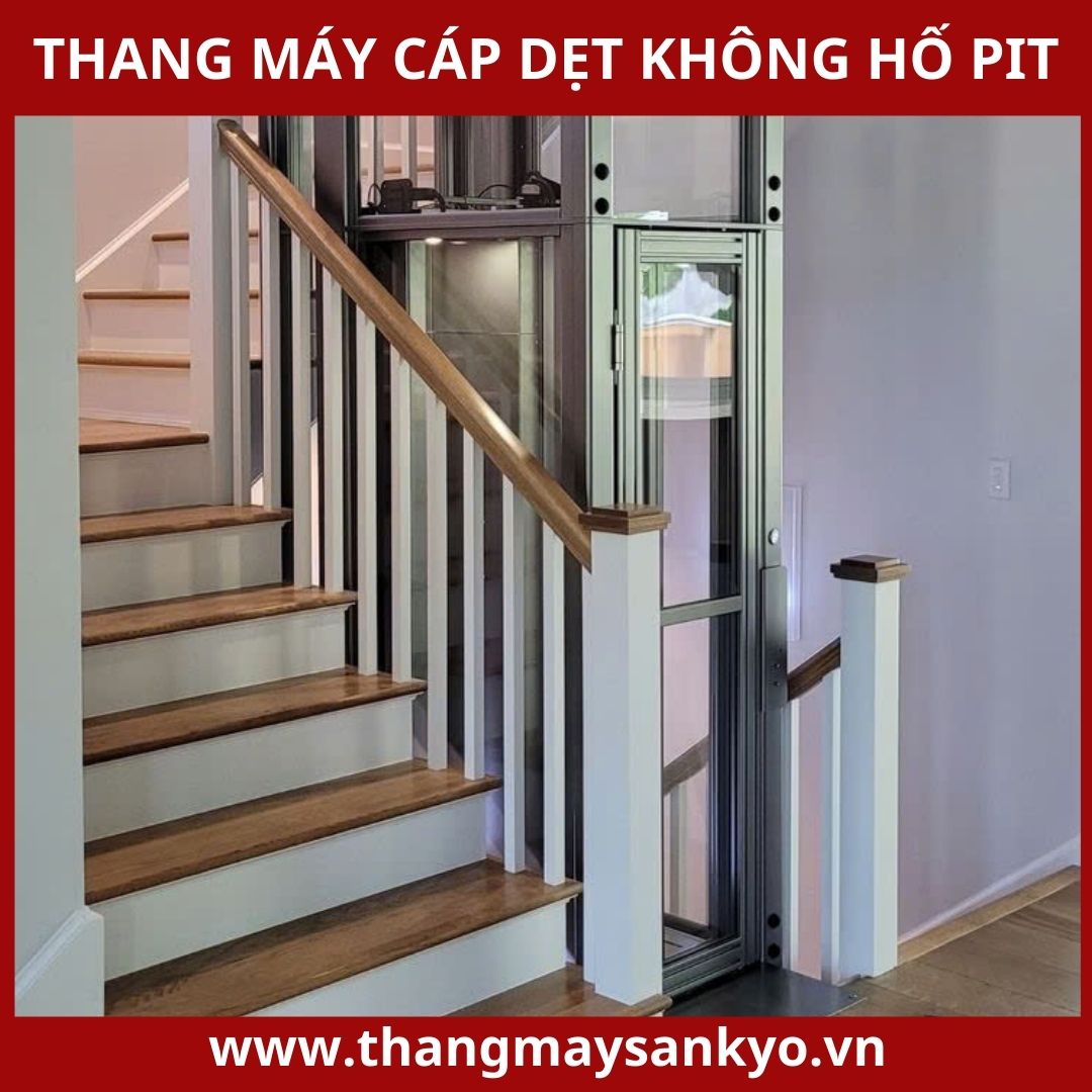 Thang máy cáp dẹt Thang máy cáp dẹt
