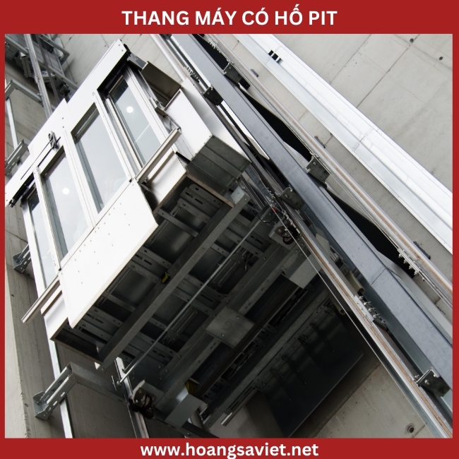 Hình ảnh minh hoạ thang máy có hố pit Hình ảnh minh hoạ thang máy có hố pit