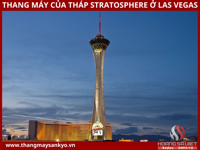 Thang máy của Tháp Stratosphere ở Las Vegas Thang máy của Tháp Stratosphere ở Las Vegas