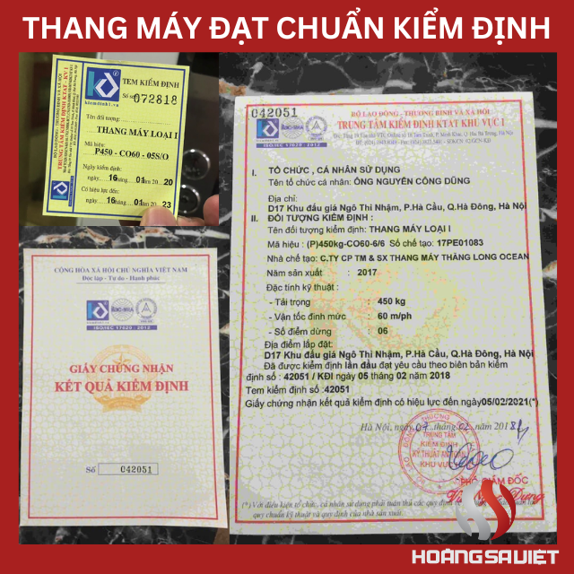 thang máy đạt chuẩn kiểm định thang máy đạt chuẩn kiểm định
