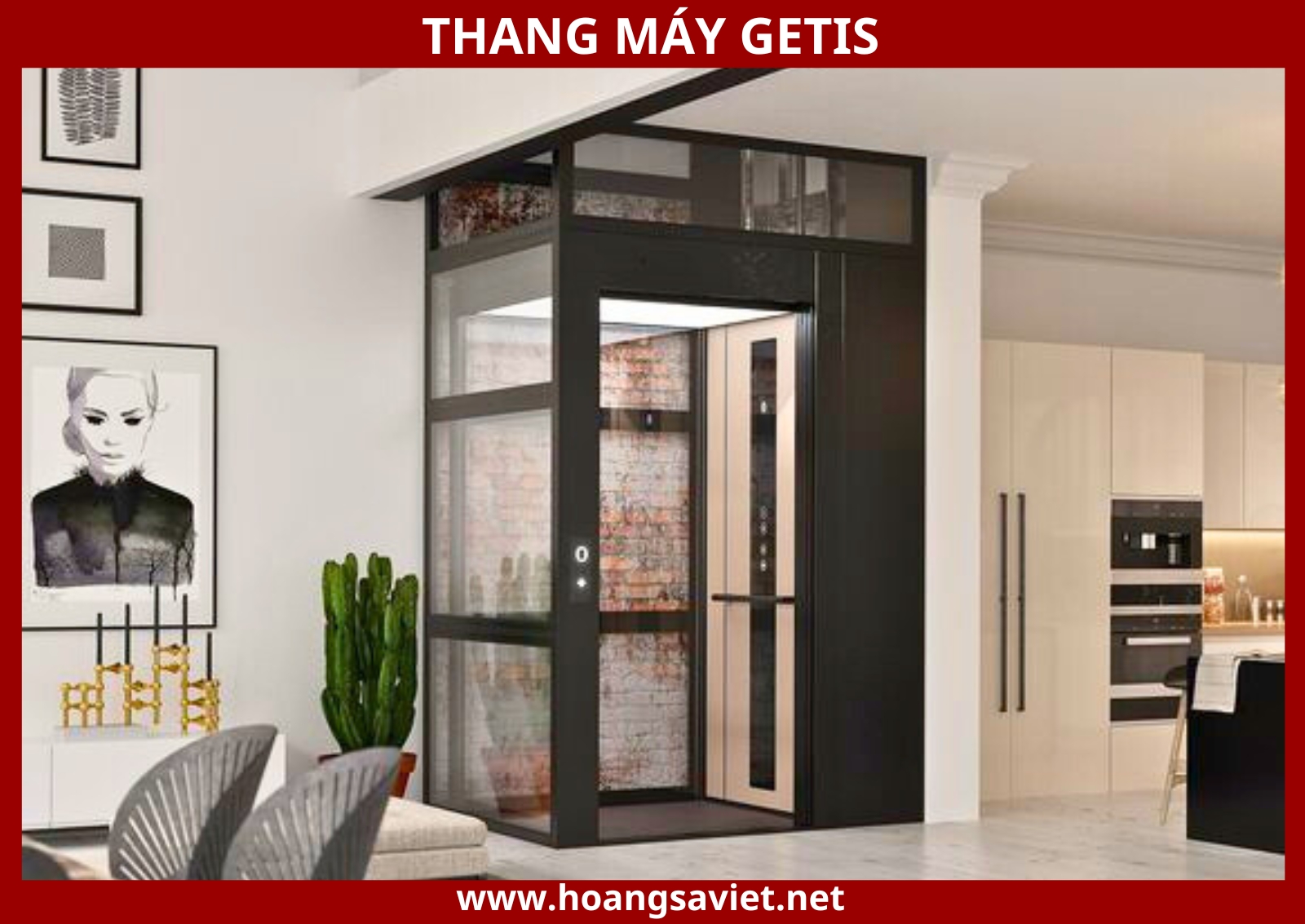 Mẫu thang máy gia đình Getis Mẫu thang máy gia đình Getis