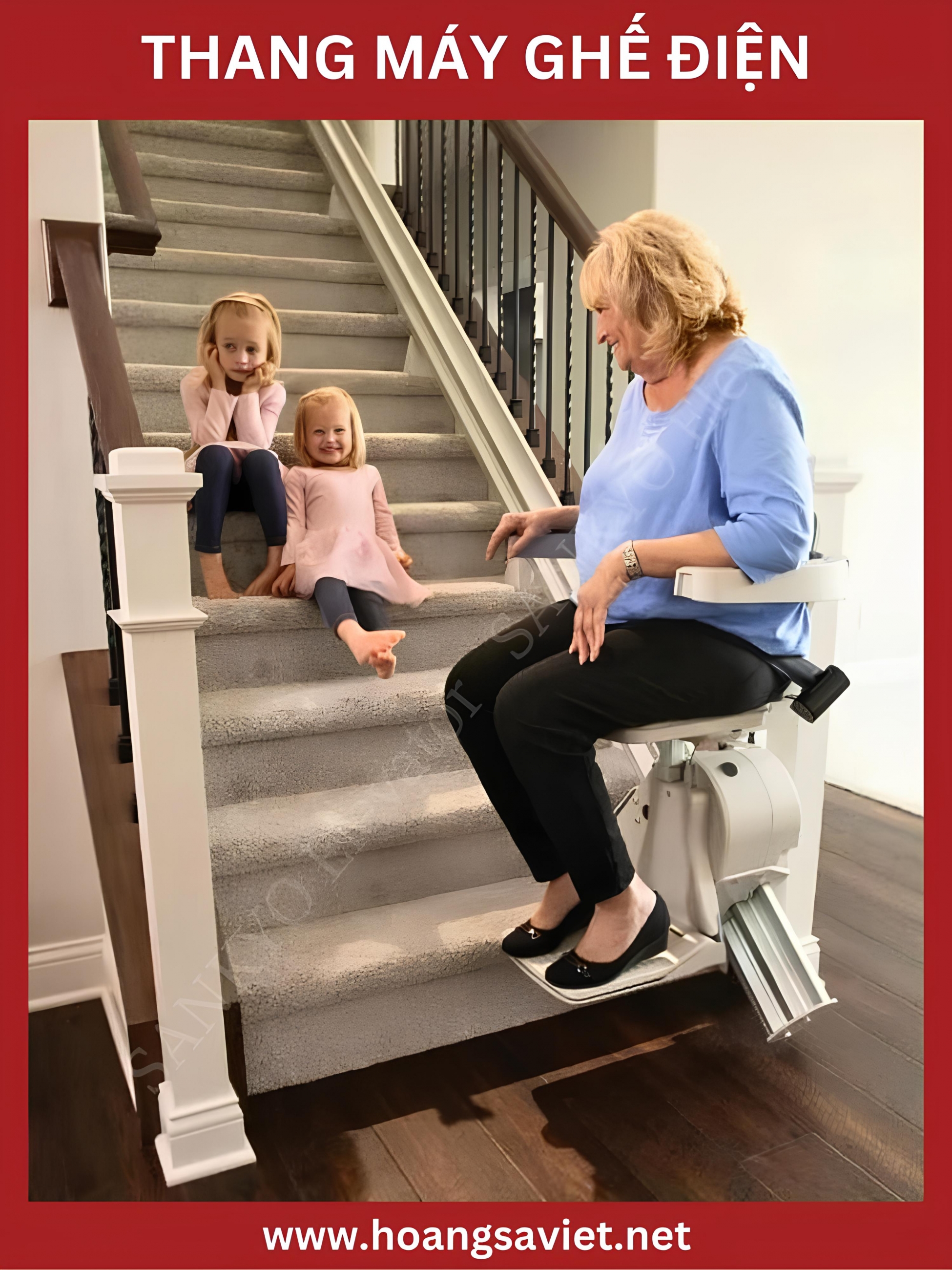 Chair lift for the elderly is convenient Chair lift for the elderly is convenient