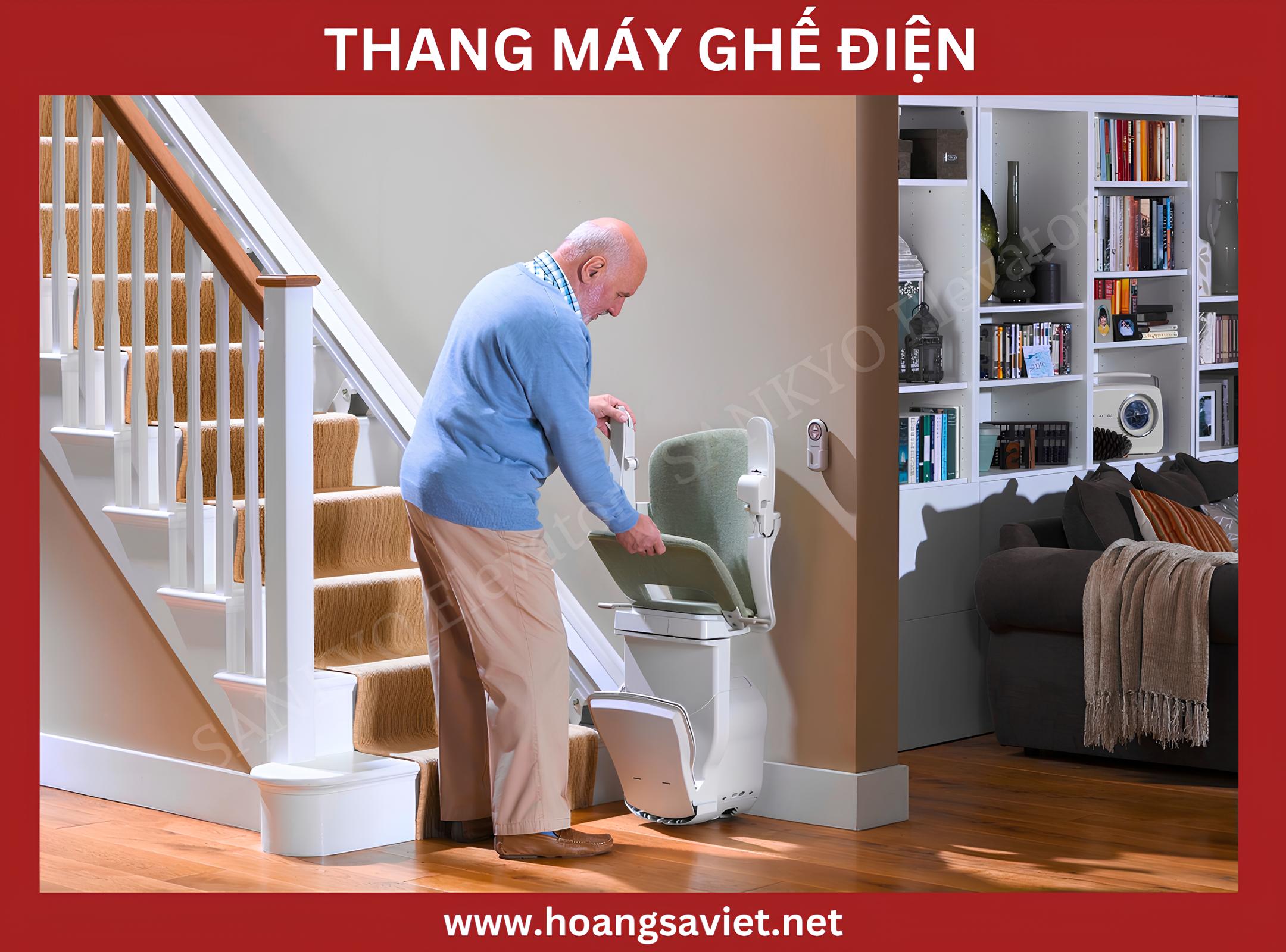 Electric chair lifts for the elderly are easy to use Electric chair lifts for the elderly are easy to use