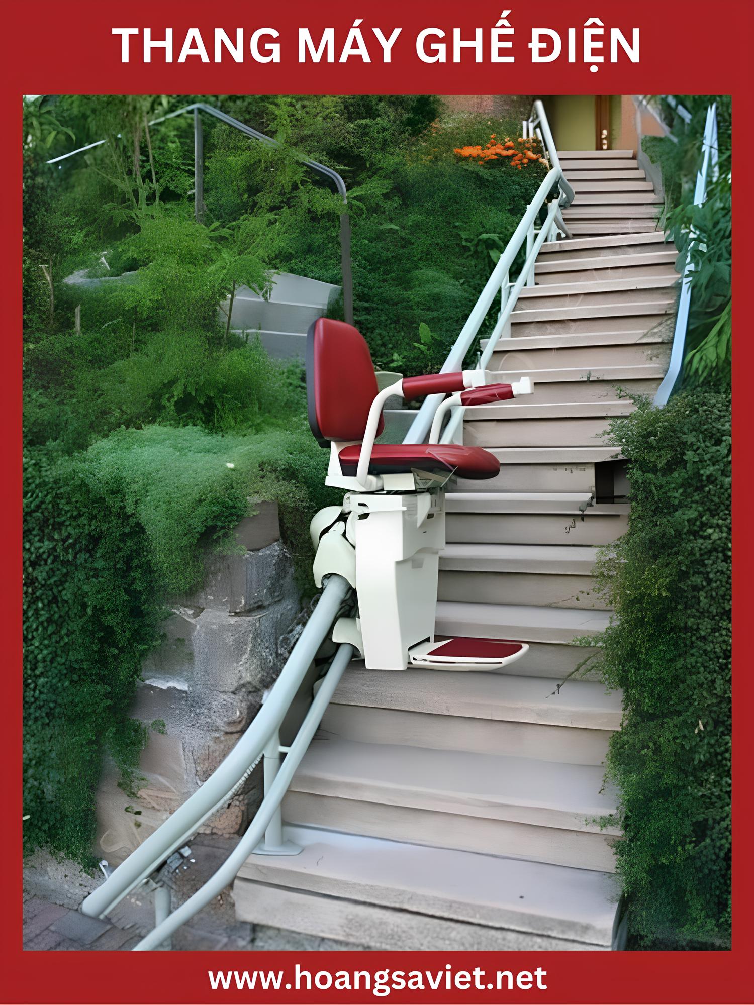 Outdoor electric chair lift Outdoor electric chair lift