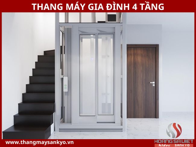 Thang máy gia đình 4 tầng Thang máy gia đình 4 tầng