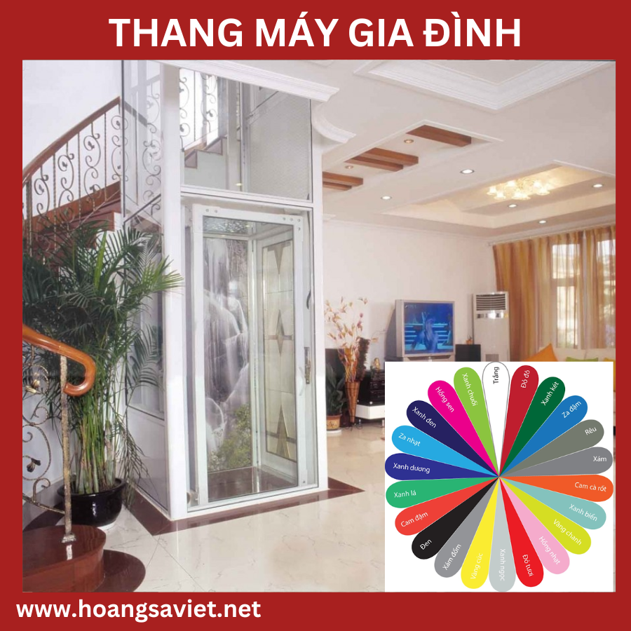 màu sắc thang máy màu sắc thang máy