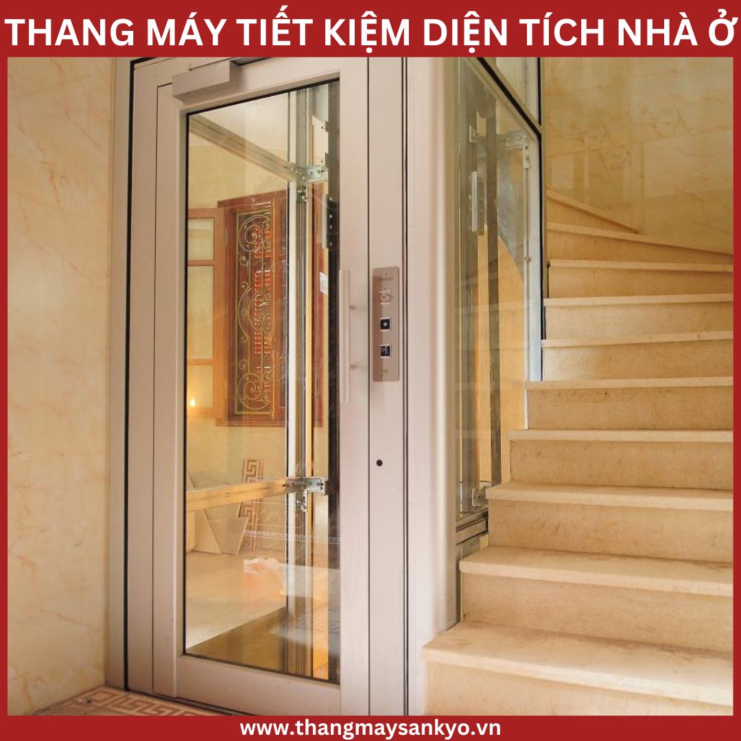 Thang máy gia đình tiết kiệm diện tích Thang máy gia đình tiết kiệm diện tích