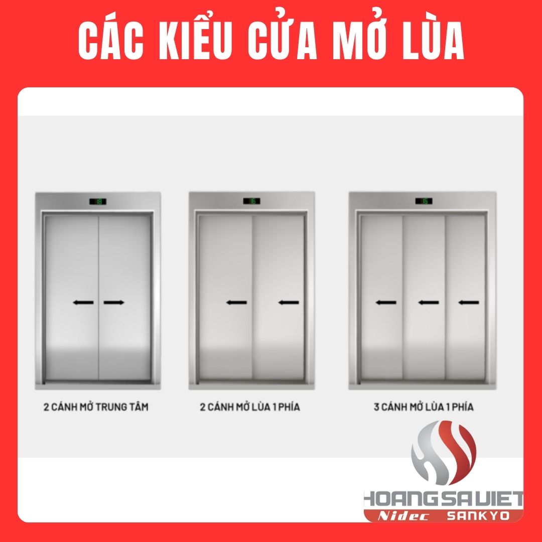 Các kiểu cửa lùa cho thang máy gia đình Các kiểu cửa lùa cho thang máy gia đình