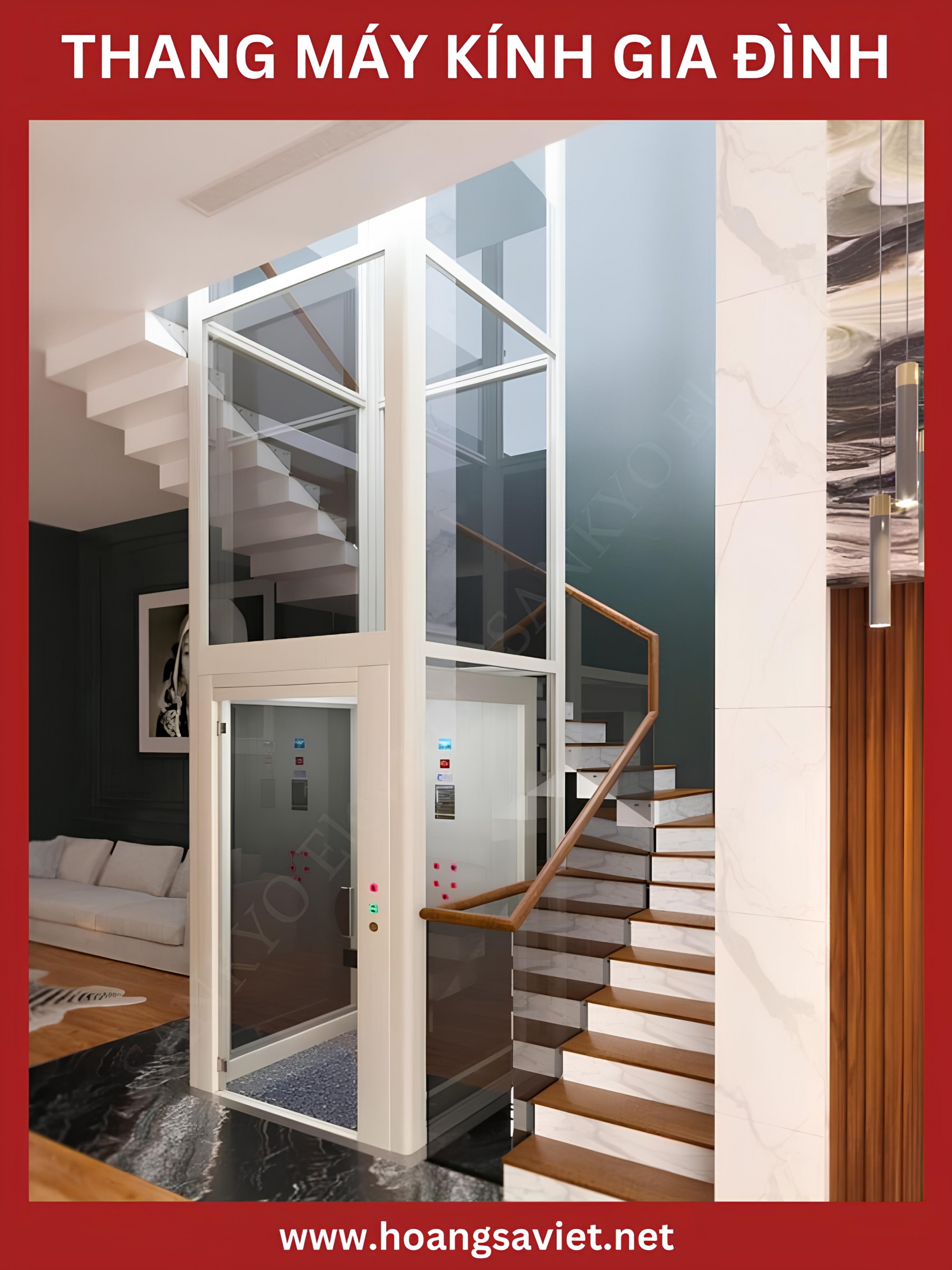 Thang máy kính gia đình giúp tiết kiệm điện Thang máy kính gia đình giúp tiết kiệm điện