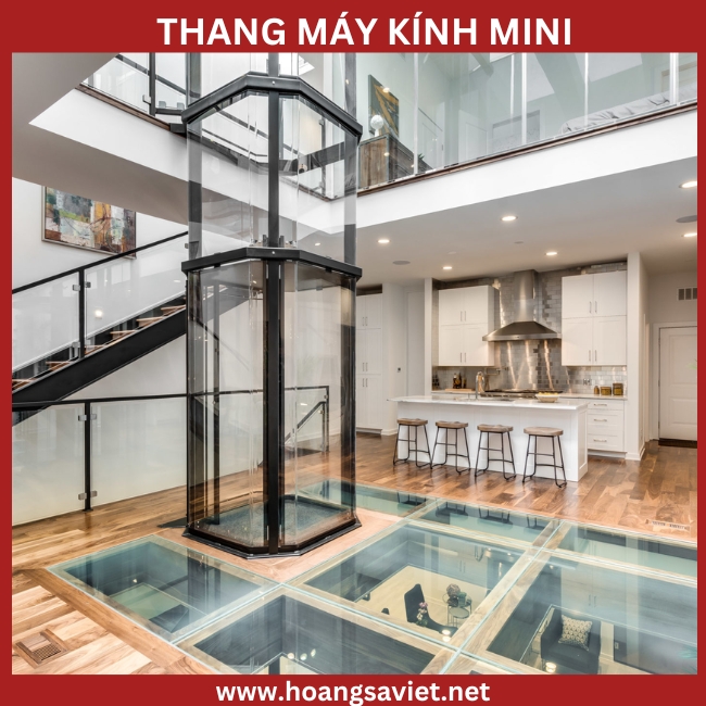 Ảnh minh hoạ thang máy kính mini hình đa giác Ảnh minh hoạ thang máy kính mini hình đa giác