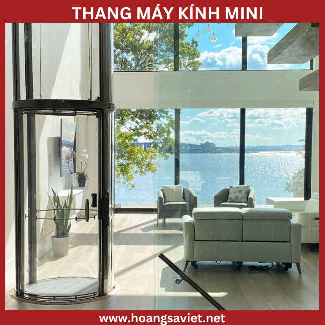 Thang máy kính mini đẹp Thang máy kính mini đẹp