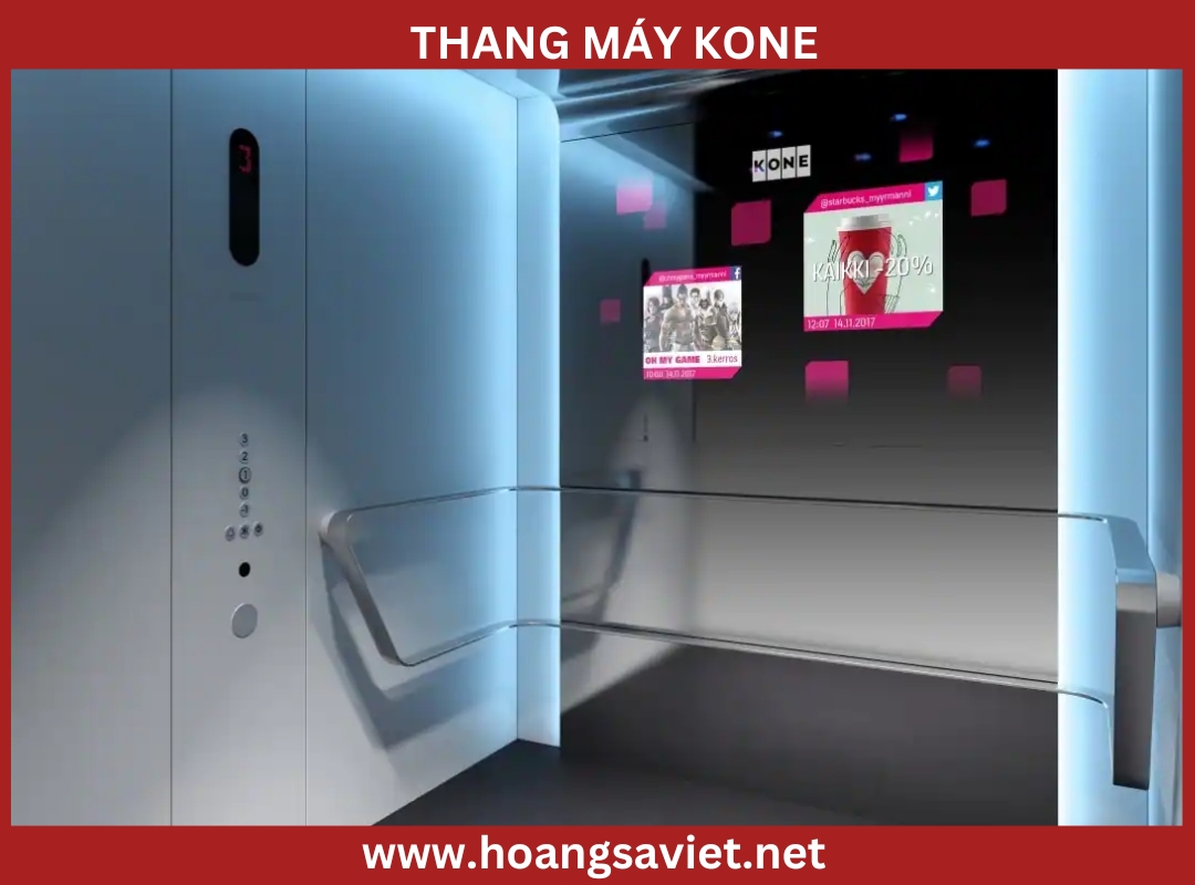 Hình ảnh minh hoạ thang máy Kone Hình ảnh minh hoạ thang máy Kone