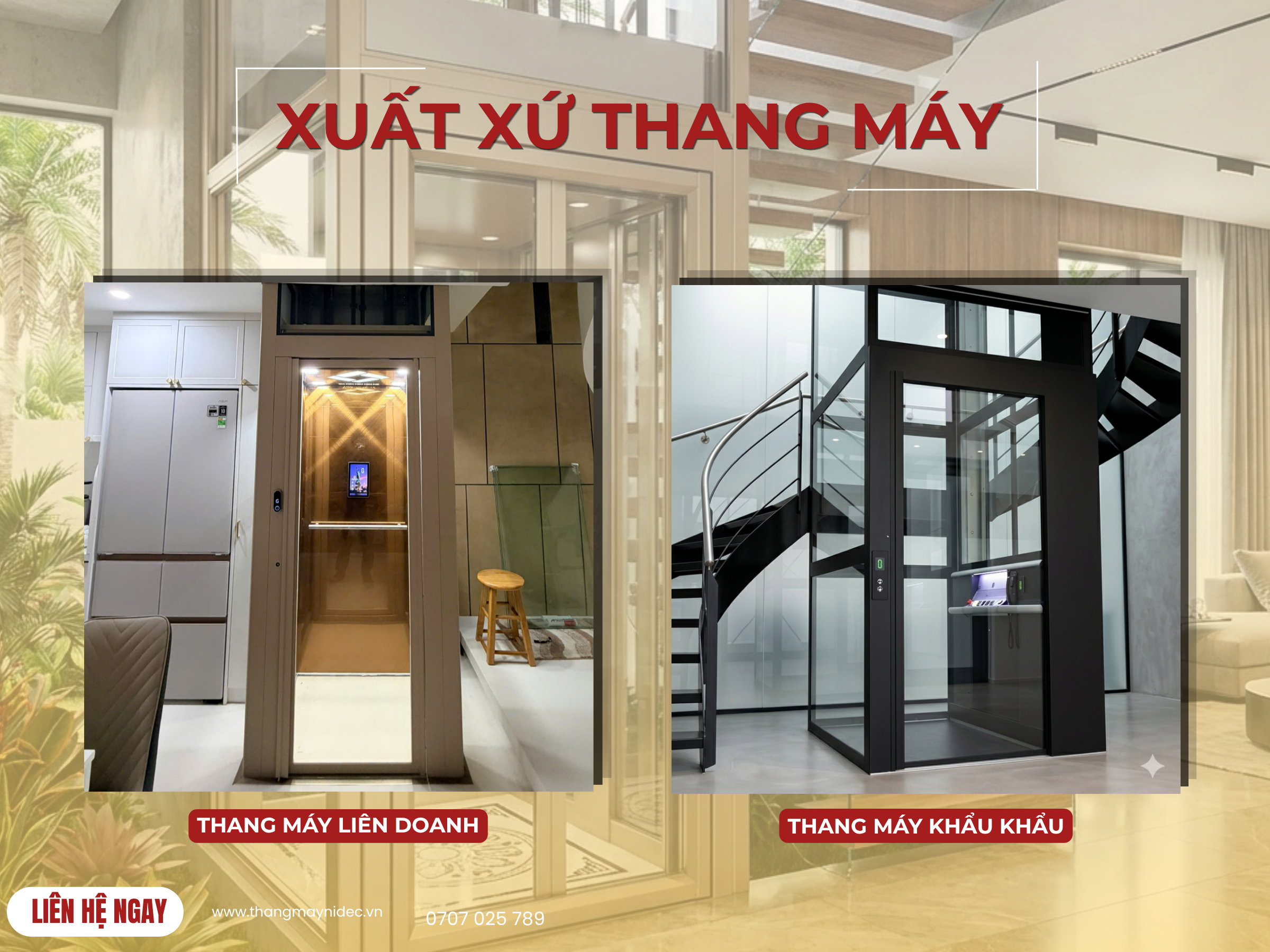 Thang Máy Liên Doanh & Thang Máy Nhập Khẩu 