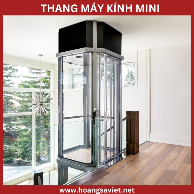 Ảnh minh hoạ thang máy kính đa giác mini Ảnh minh hoạ thang máy kính đa giác mini