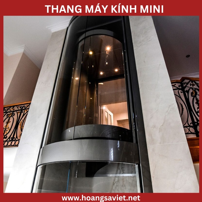 Mẫu thang máy kính mini hình bán nguyệt đẹp Mẫu thang máy kính mini hình bán nguyệt đẹp