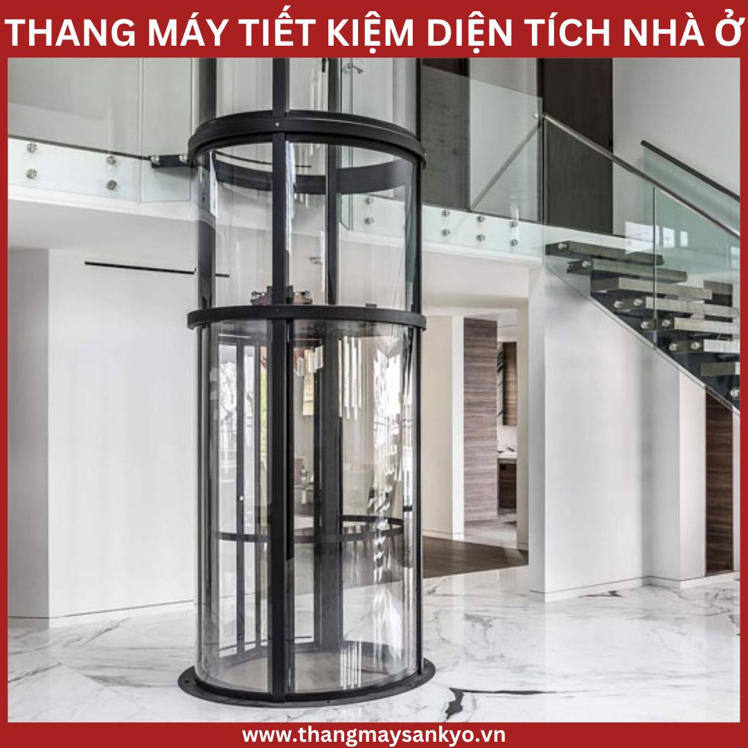 Thang máy gia đình tiết kiệm diện tích Thang máy gia đình tiết kiệm diện tích