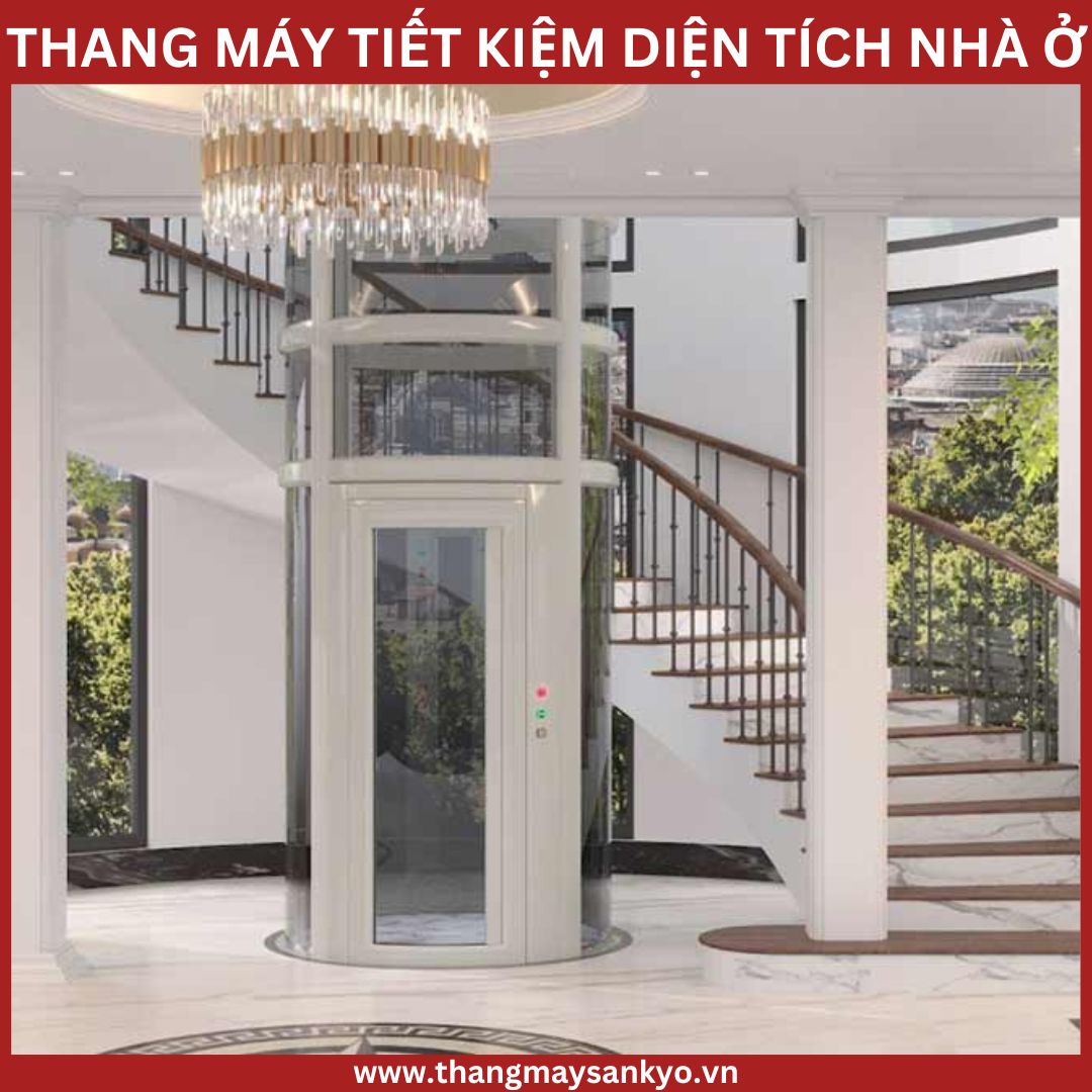 Thang máy gia đình tiết kiệm diện tích Thang máy gia đình tiết kiệm diện tích