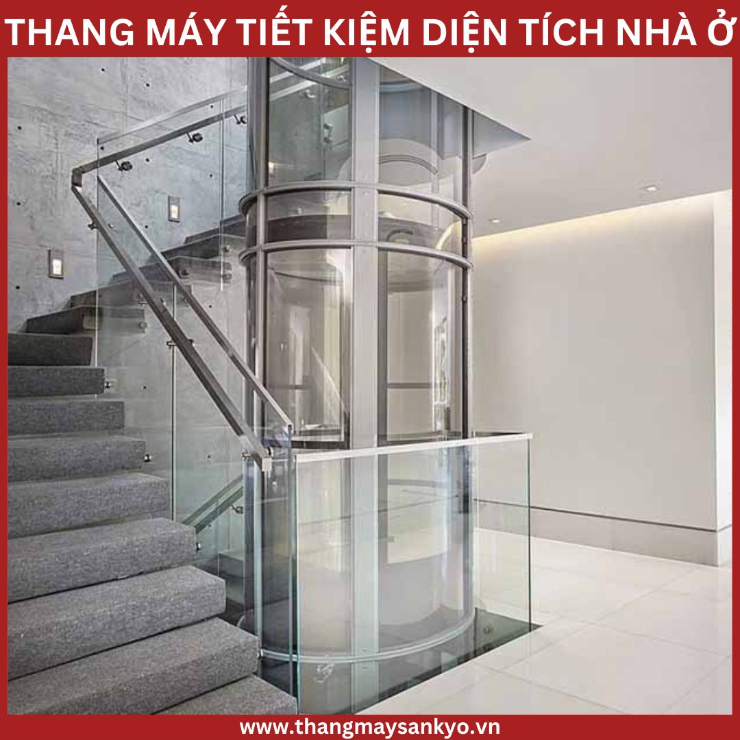 Thang máy gia đình tiết kiệm diện tích Thang máy gia đình tiết kiệm diện tích
