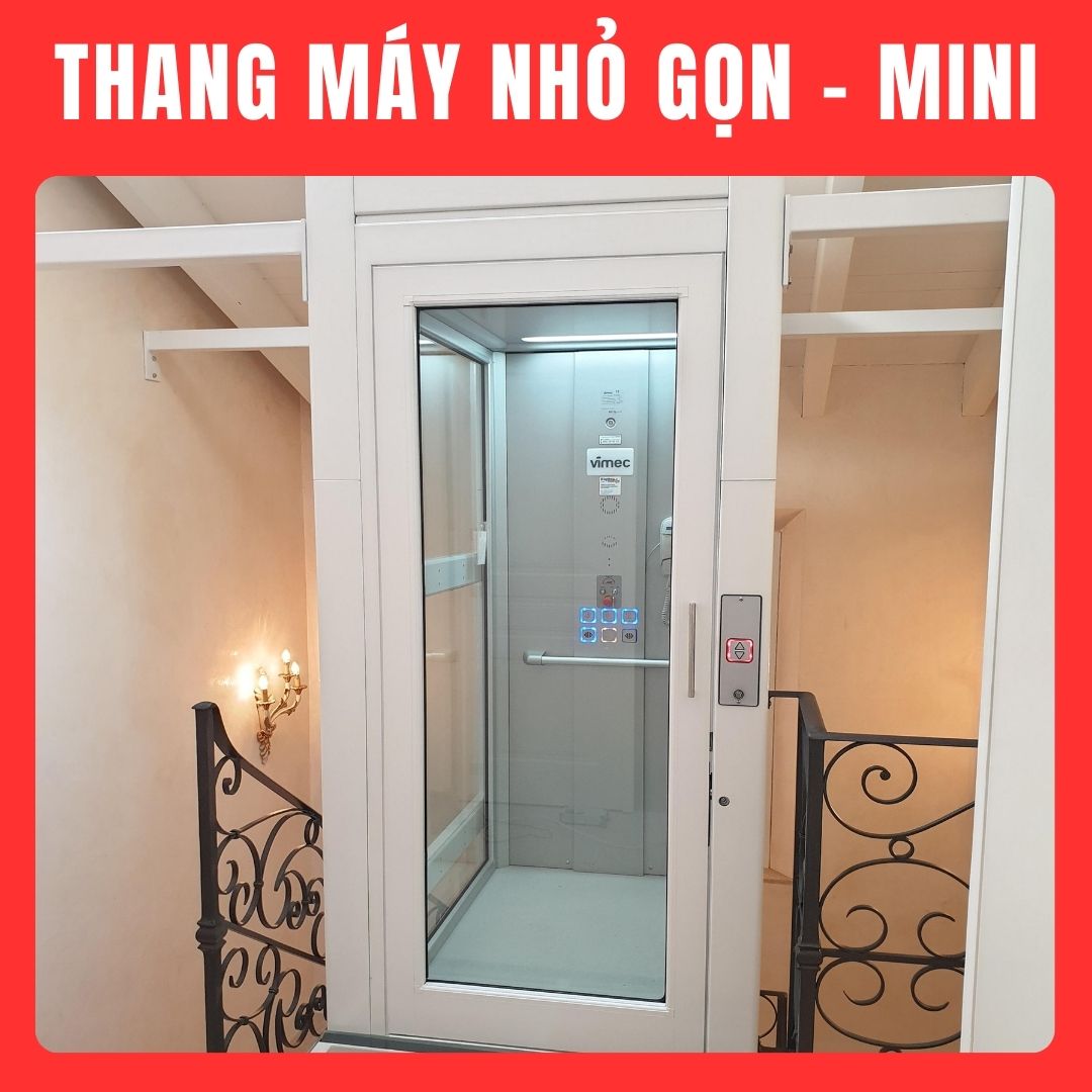 Thang Máy Nhỏ Gọn Giữa Lòng Thang Bộ