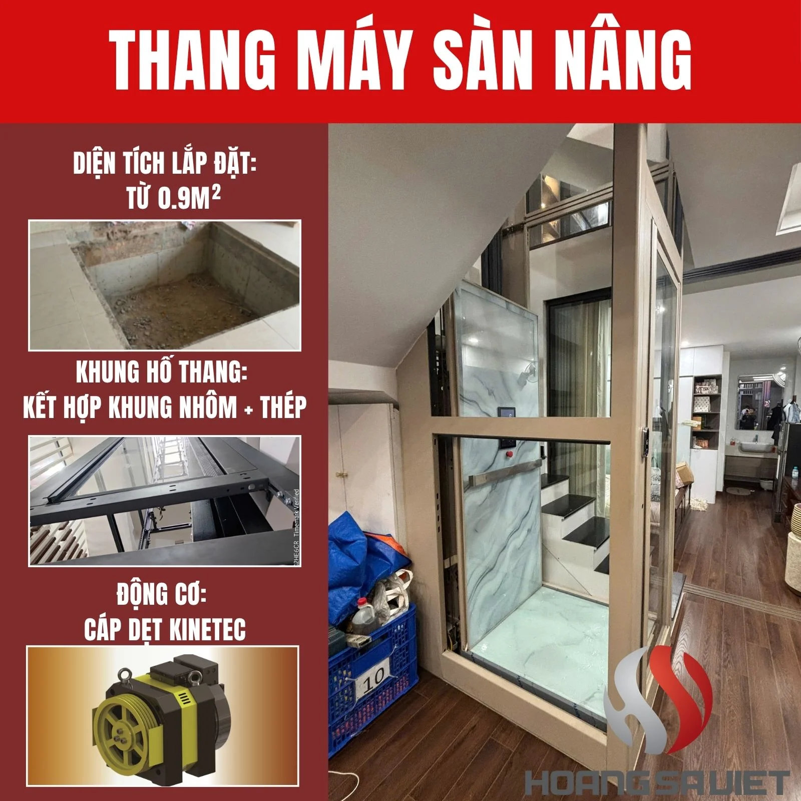 Thang Máy Sàn Nâng