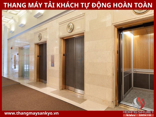 Thang máy tải khách tự động hoàn toàn Thang máy tải khách tự động hoàn toàn