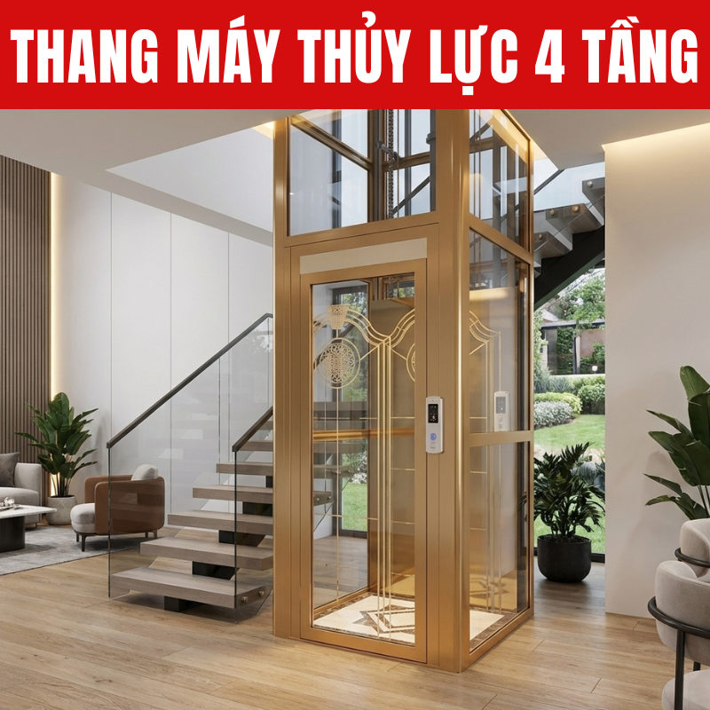 Thang Máy Thủy Lực 4 Tầng 