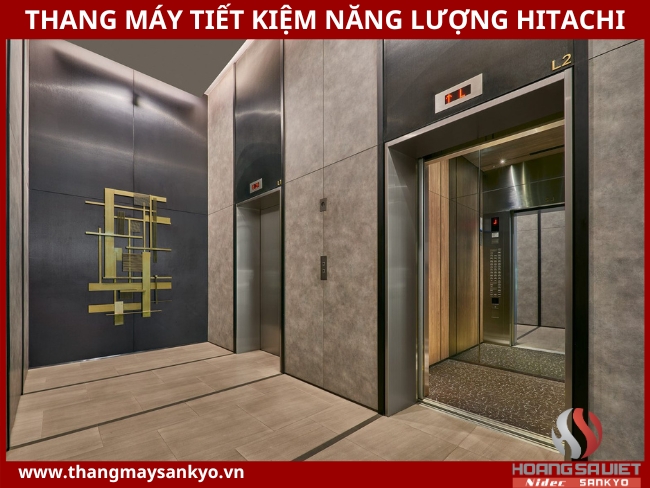 Thang máy tiết kiệm năng lượng Hitachi Thang máy tiết kiệm năng lượng Hitachi