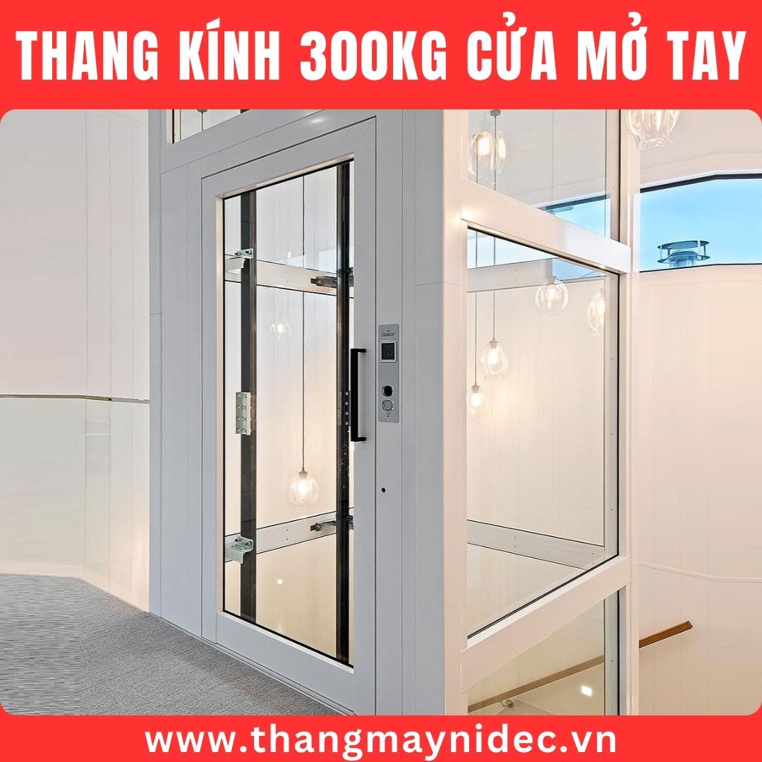Thang máy vách kính tổng thể	