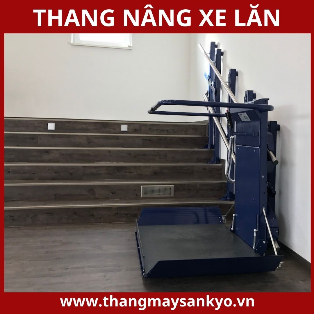 Thang nâng xe lăn Thang nâng xe lăn