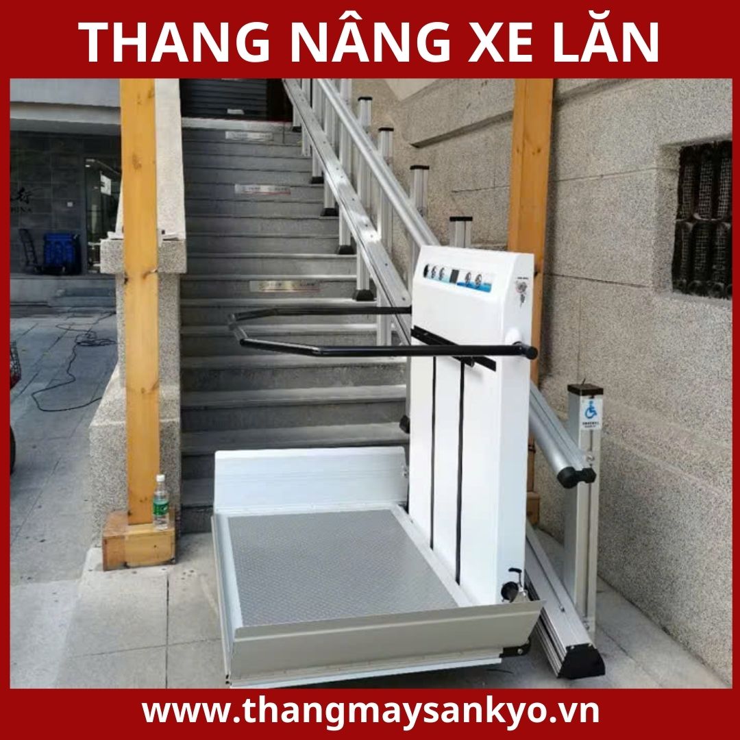 Thang nâng xe lăn Thang nâng xe lăn
