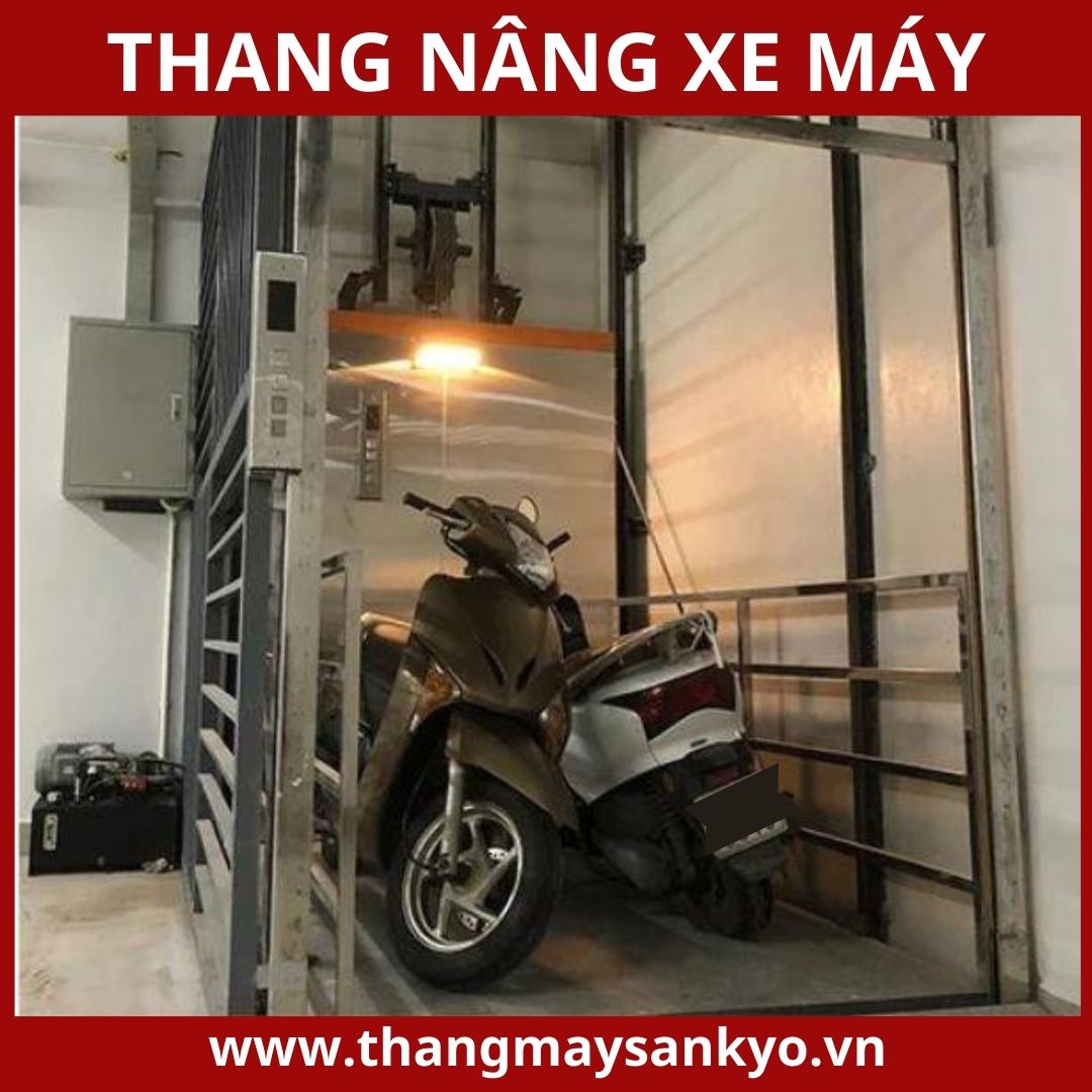 Thang nâng xe máy Thang nâng xe máy