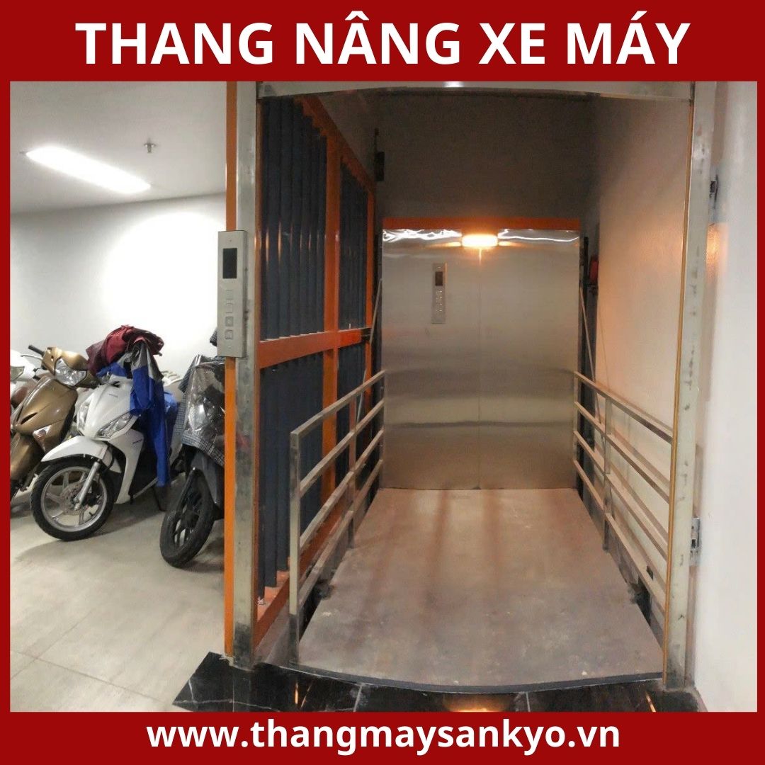 Thang nâng xe máy Thang nâng xe máy