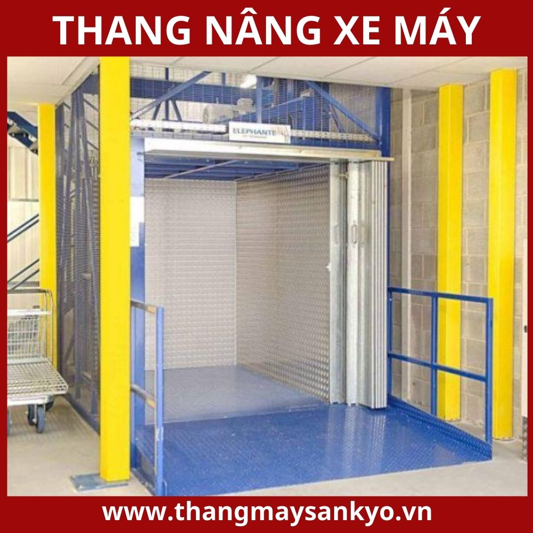 Thang nâng xe máy Thang nâng xe máy
