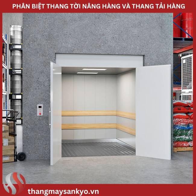 Thang máy tải hàng Thang máy tải hàng