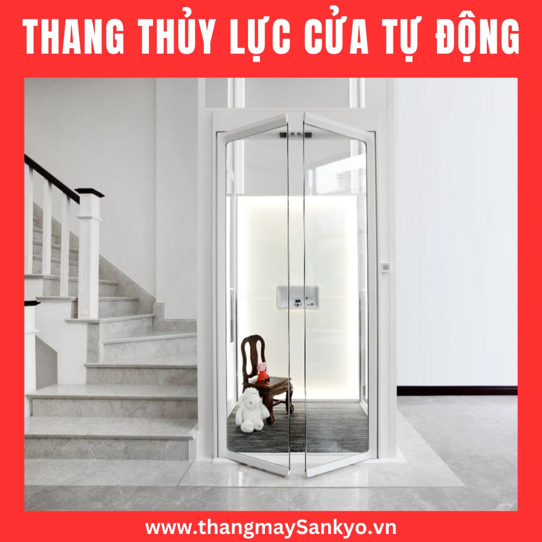 thang thủy lực cửa mở tự động thang thủy lực cửa mở tự động