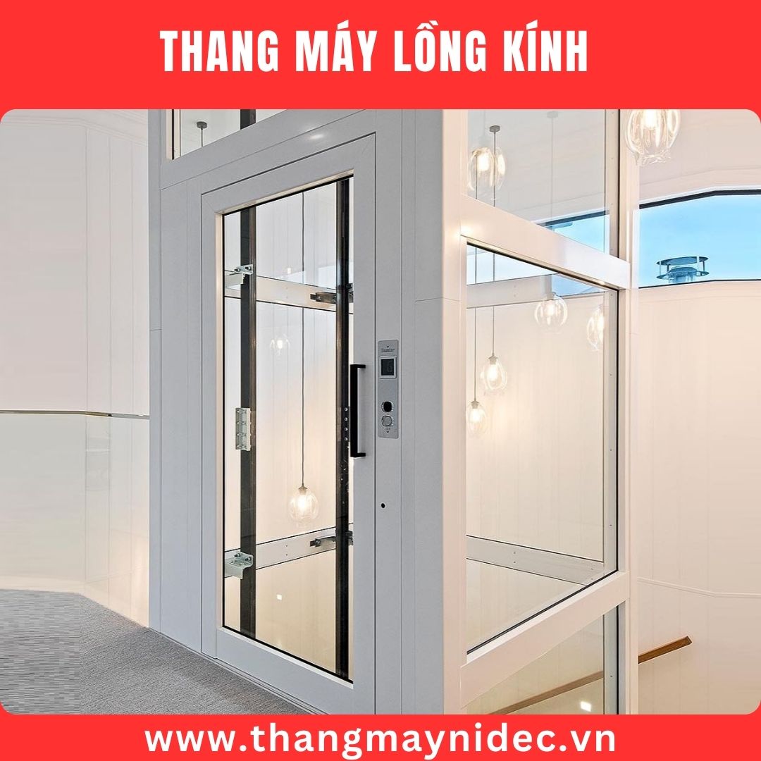 美丽的玻璃电梯