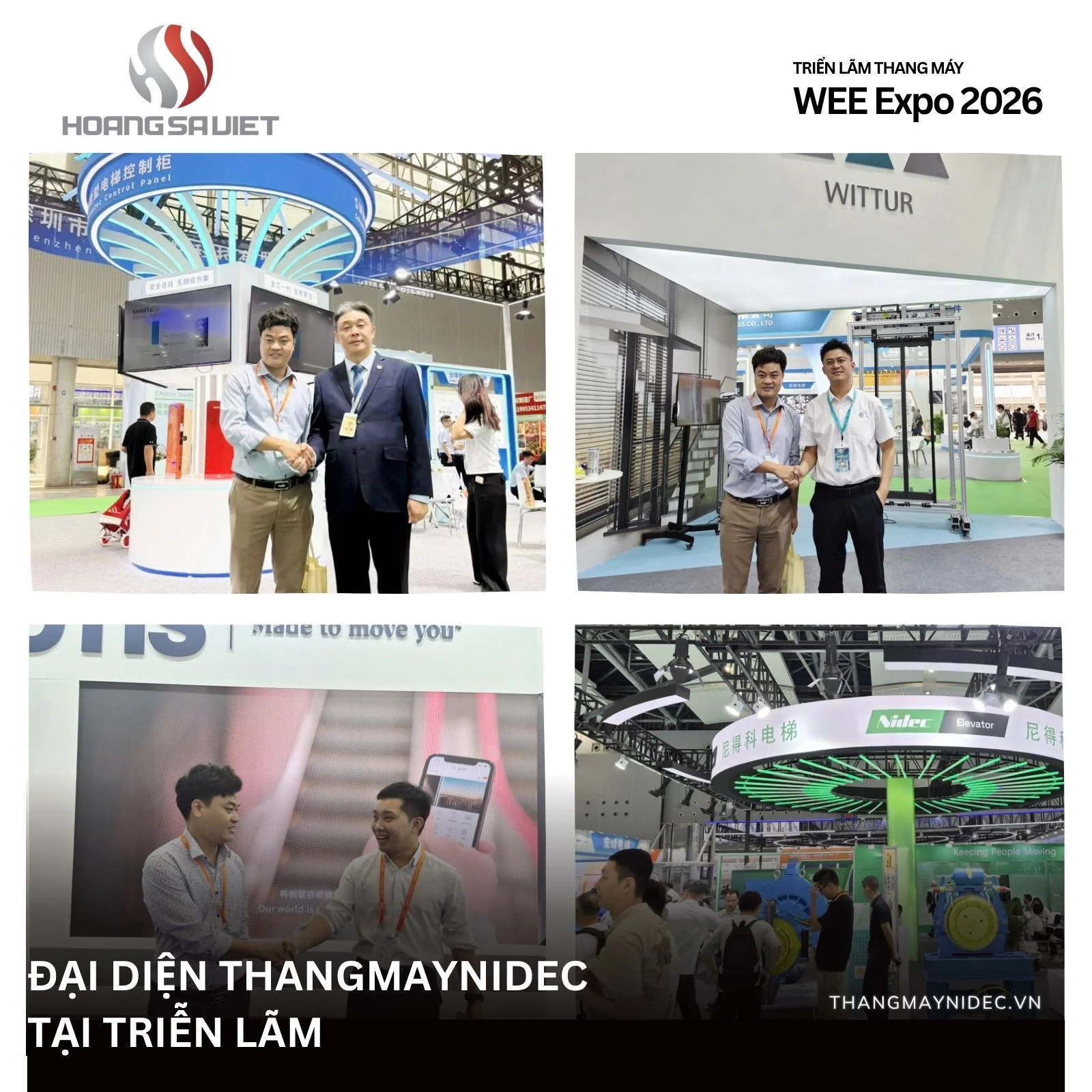 Đại diện thangmaynidec tại triễn lãm