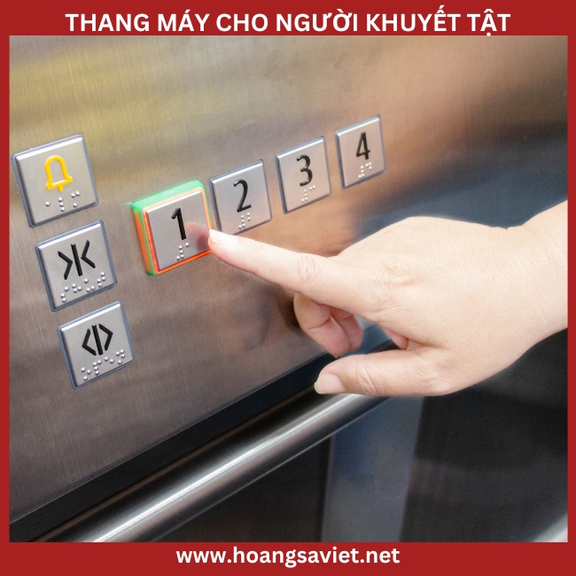 Hình ảnh minh hoạ tiêu chuẩn thang máy cho người khuyết tật Hình ảnh minh hoạ tiêu chuẩn thang máy cho người khuyết tật