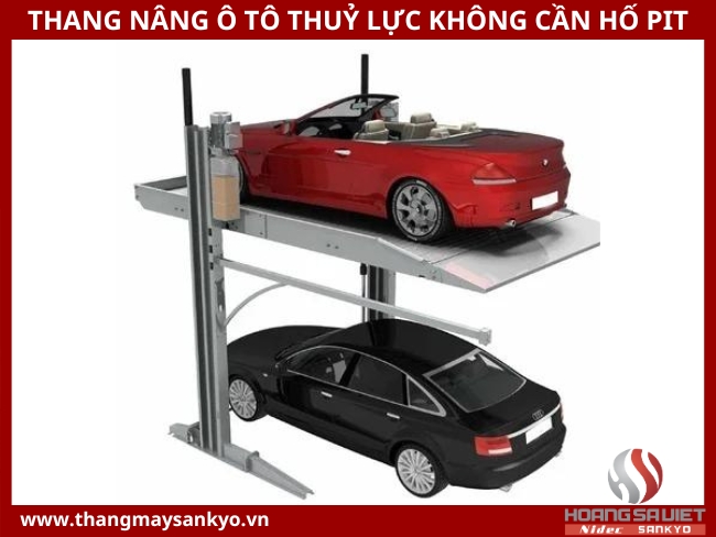 Thang máy nâng ô tô thuỷ lực không cần hố pit Thang máy nâng ô tô thuỷ lực không cần hố pit