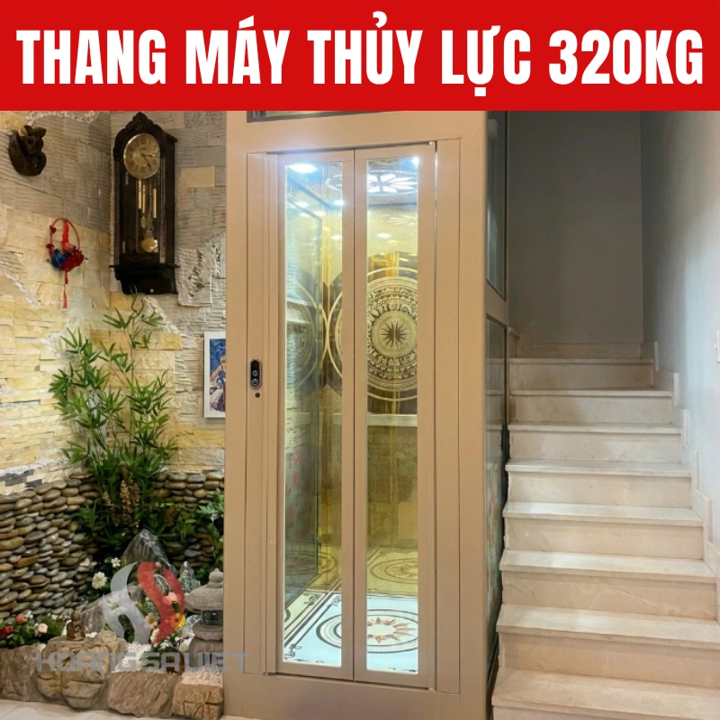 Dù nhiều nhược điểm, thang máy thủy lực 320kg vẫn được nhiều gia đình lựa chọn