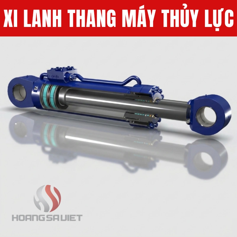 Xi lanh là linh kiện không thể thiếu để thang máy thủy lực có thể vận hành được
