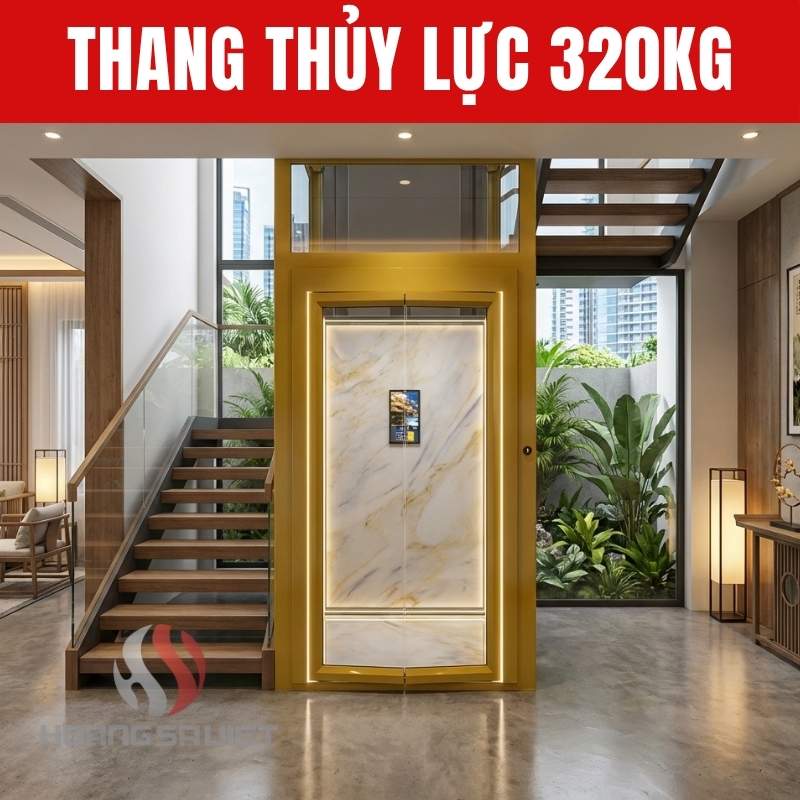 thang máy thủy lực 320kg