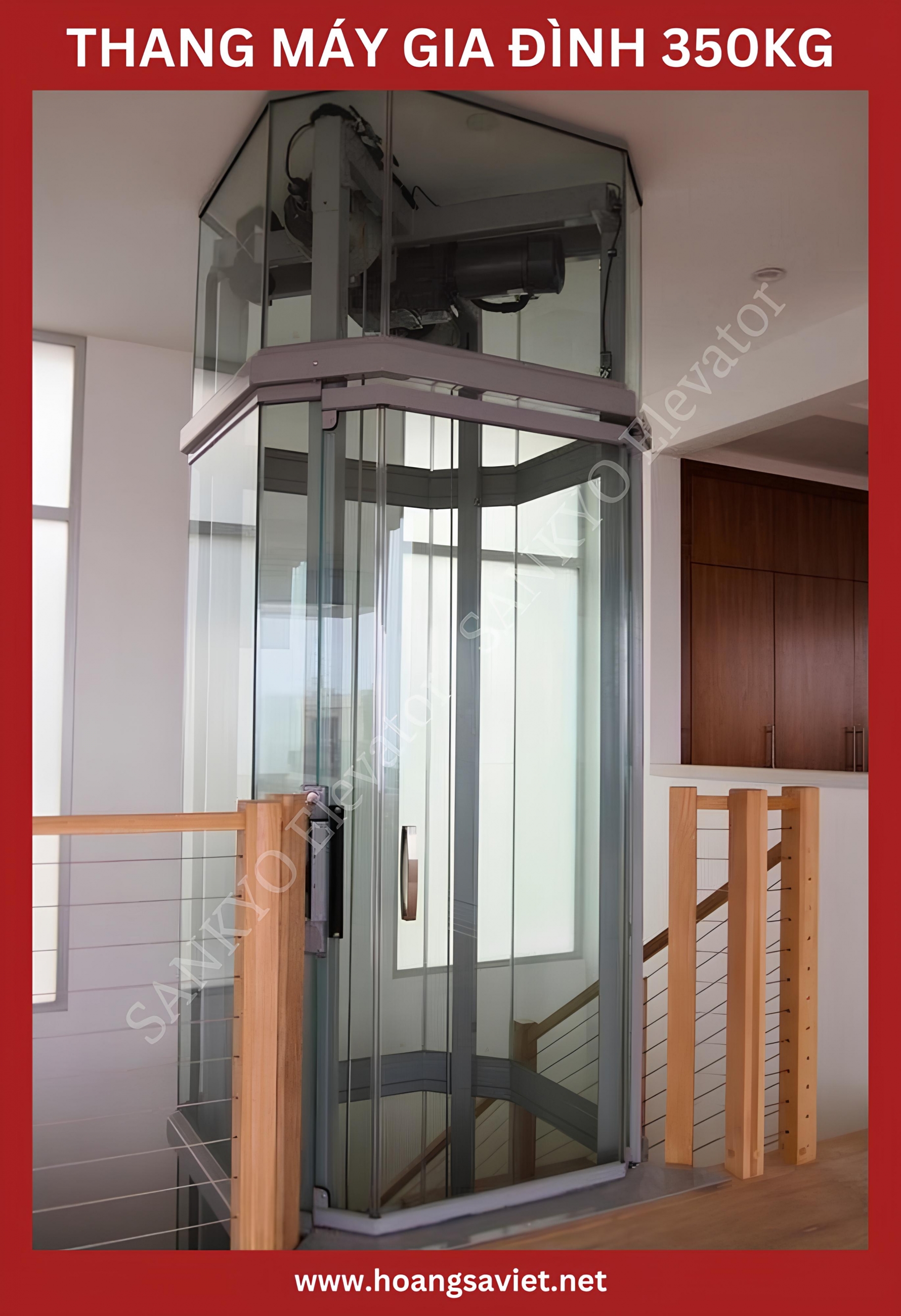 Reasonable location for installing a 350kg family elevator Reasonable location for installing a 350kg family elevator